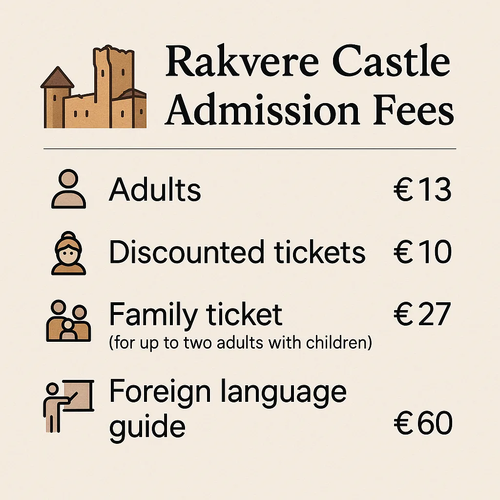 Rakvere Castle Admission Fees