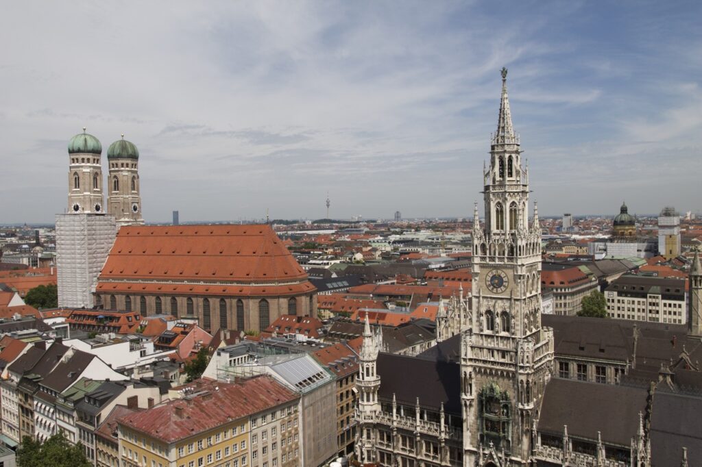 The View from the Top of St. Peter’s Church Munich