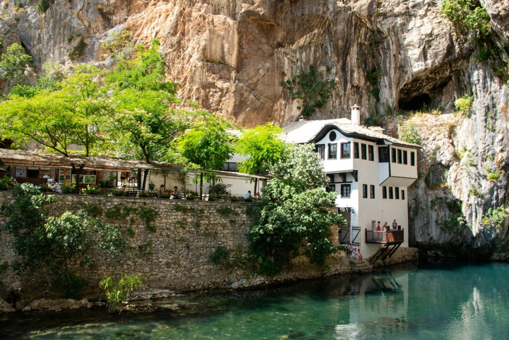 Blagaj Tekija Monastery in Mostar Bosnia