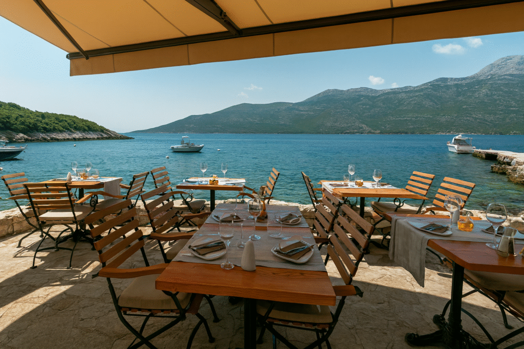 Fresh Seafood at Bowa Restaurant, Šipan Elaphiti Islands