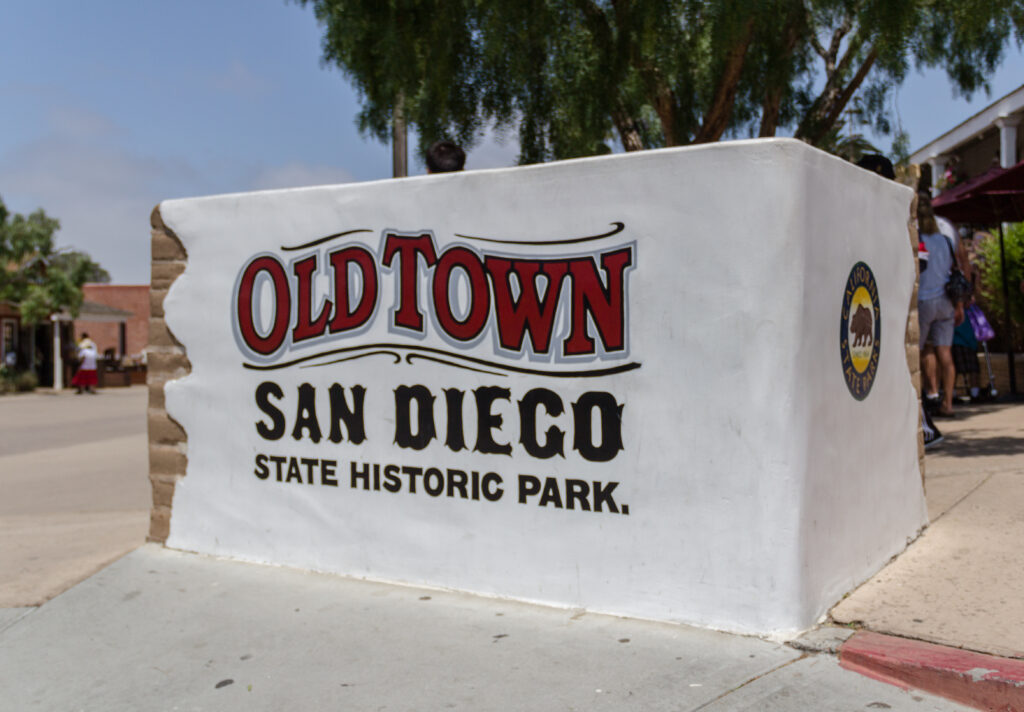 Family exploring historic streets and museums in Old Town San Diego – one of the top Things to Do in San Diego with Kids