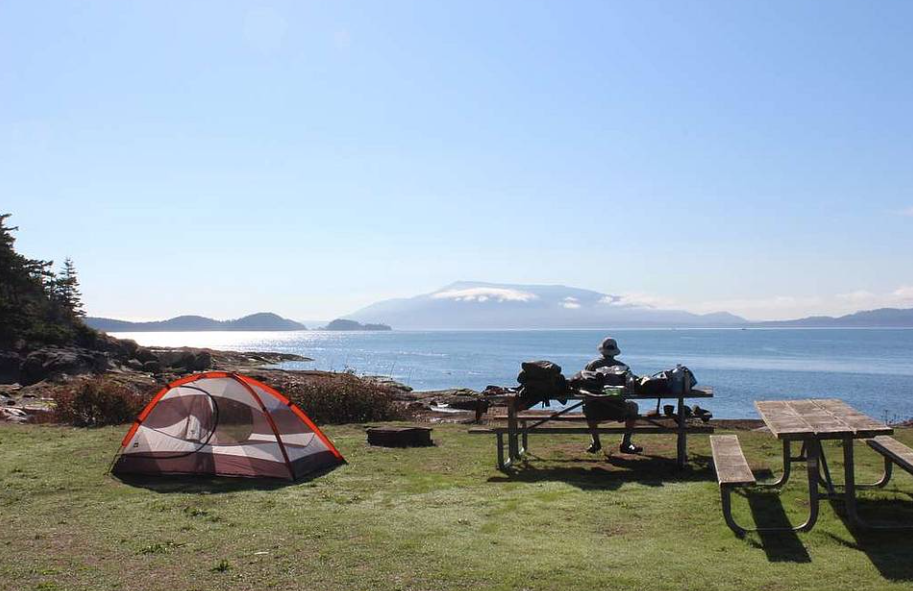 Camping in Vermont on a Lake