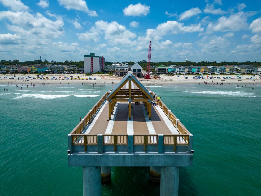 Surfside Beach Miami – tranquil sandy shores, gentle turquoise waves, palm-lined streets, and a relaxed upscale vibe, one of the best beaches in Miami Florida for families, couples, and peaceful beach escapes