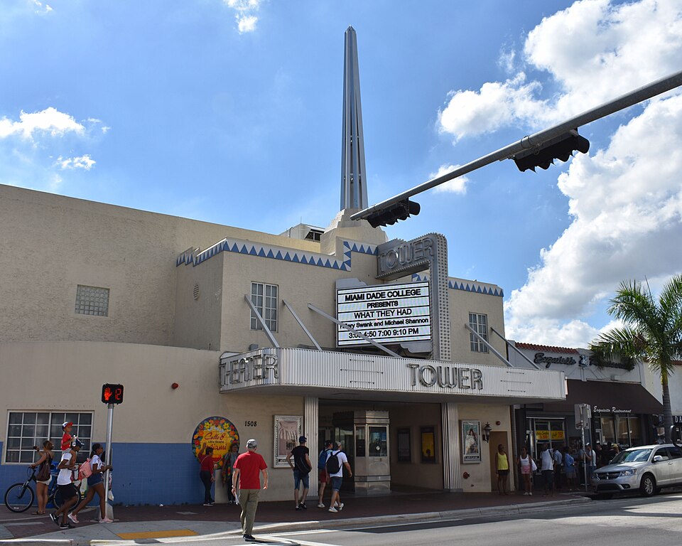 Historic Tower Theater in Little Havana Miami, a top cultural stop for visitors exploring things to do in Little Havana