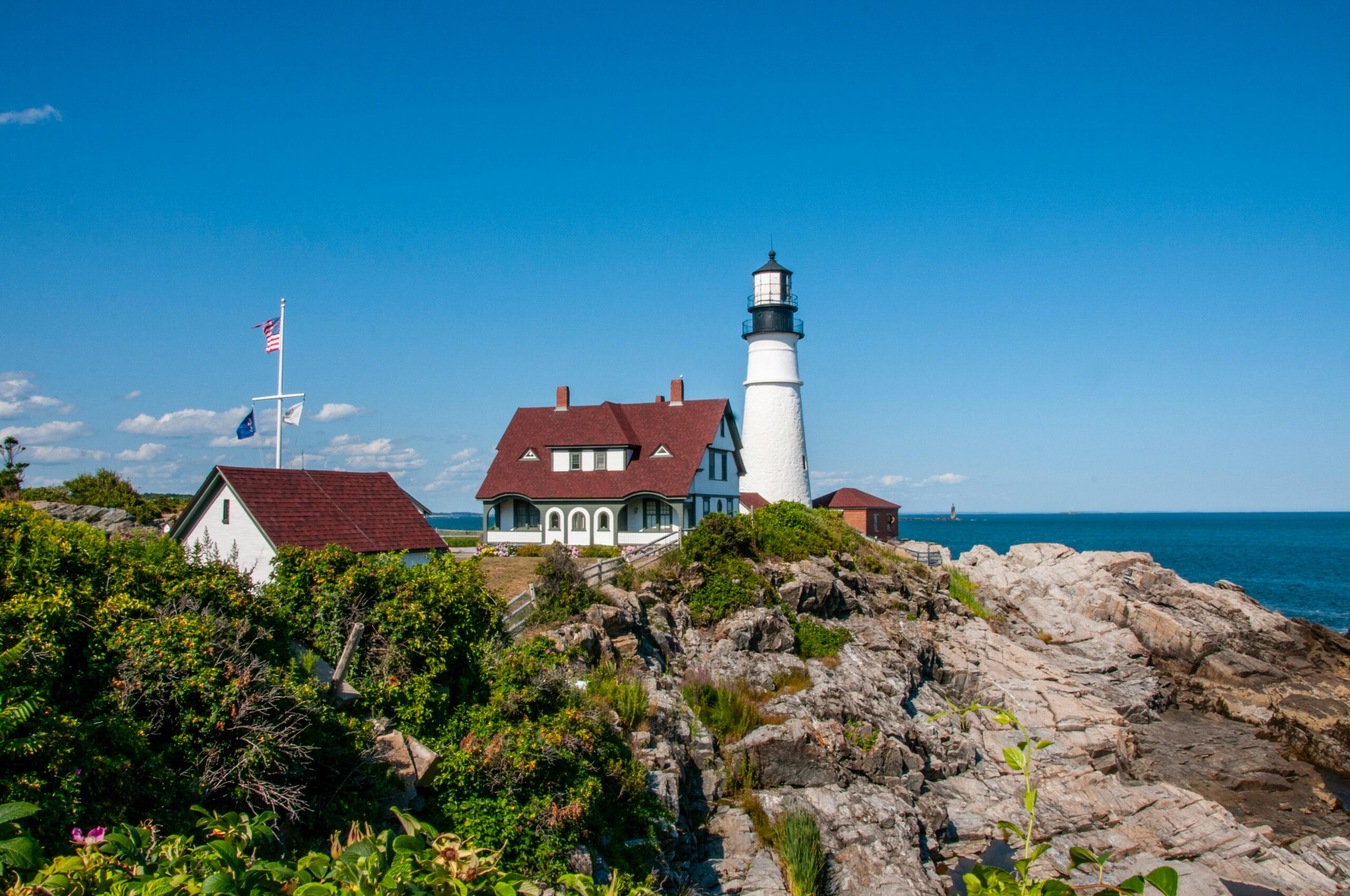 portland maine to bar harbor , Fort Williams Park Light house