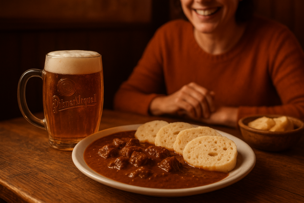 Czech goulash with Beer