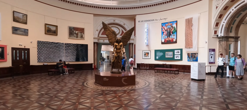 Visitors exploring the Birmingham Museum of Art, a top cultural attraction and one of the top things to do with family in Birmingham AL